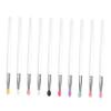 Beaupretty 10pcs Glitter Eyeshadow Brush Set Handle and Silicone Lip Brush for Women Versatile Makeup Tool for Eye and Lip Makeup view 1
