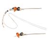 2pcs Metal Hair Stick: Chinese Hair Chopsticks Japanese Stick Pin With Tassels Bun Holders For Women And Girls For Weddings And Parties view 1