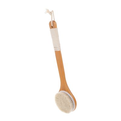 1Pc Comfortable Long Handle Back Bath Brush Soft Bristles for Cleaning Durable Design Lightweight Portable for Relaxing Showers and Exfoliating Skin