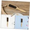 2Pcs Beard Brush with Ergonomic Handles Natural Boar Bristle Grooming Brush for Beard Styling and Cleaning Versatile and Facial Hair Care Tool view 3