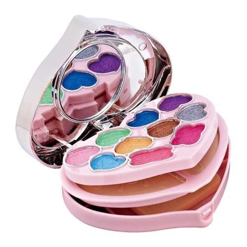 M'y-ynti Makeup Kit for Girls Full Kit Eye shadow Lip Gloss Mirror Contour Powder Combination Palette Random-Design Random-Color Pack of 1