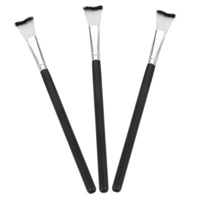 3Pcs Soft Bristles Nose Makeup Brushes Highlighter and Contour Tools for Women Durable and Easy to Clean Stylish Design for Precision Application