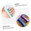 GALPADA 4Pcs Large Nail Brush Set for Manicure Multi-Functional Fingernail Cleaning Brushes Stiff Bristles for Home and Salon Use Random Color view 4