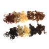 10Pcs High Temperature Synthetic Doll Hair Wefts Curly Wig Extensions for DIY Doll Making and Wigs and Craft Supplies view 1