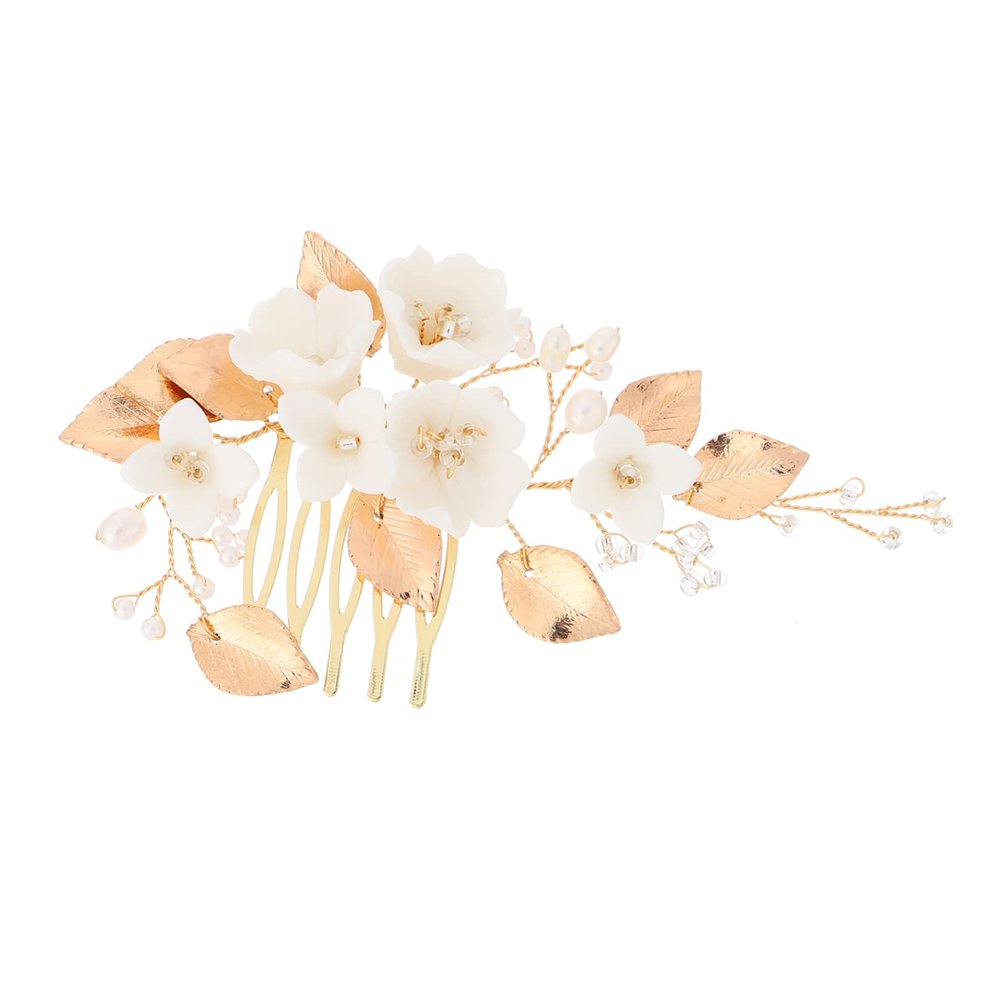 1Pc Bride Hair Comb Elegant Wedding Headdress Accessories for Photography Lightweight Comfortable for Parties Special Occasions Design