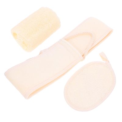 1Set Exfoliating Bath Shower Scrubber Kit with Back Scrubber Loofah Bath Towel Bath Ball for Skin Exfoliation and Self Cleansing for Smooth Skin Care