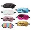 7Pcs Sequin Sleep Mask Eye Blindfolds for Light Blocking Comfortable Sleep for Travel Parties and Naptime Multi Color Design view 1