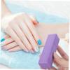 6Pcs Double Sided Grit Nail Files for Women Professional Nail Buffering Tools for Manicure Pedicure Chic Design for Home Salon Use view 3