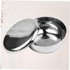 VICASKY 1Pc Durable Stainless Steel Shaving Bowl with Lid Bubble Bowl for Men Essential Razor Accessory for Smooth Shaves for Father Day Birthdays view 4