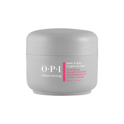 OPI Nature Strong Nails & Skin - To the Rescue Overnight Cuticle Balm | Treatment Locks in Moisture for Dry Cuticles, Nails, and Skin | Enriched with Oils & Shea Butter | 0.7 Fl Oz | 20 mL