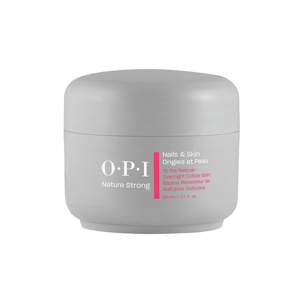 OPI Nature Strong Nails & Skin - To the Rescue Overnight Cuticle Balm | Treatment Locks in Moisture for Dry Cuticles, Nails, and Skin | Enriched with Oils & Shea Butter | 0.7 Fl Oz | 20 mL