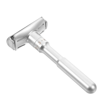 VALICLUD Durable Zinc Alloy Manual Shaver with Precise Engineering for Men and Women Vintage T Shaped Hair Trimmer for Effortless Grooming