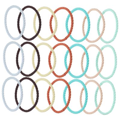 100Pcs Women Elastic Hair Ties Versatile Ponytail Holders for Durable Hair Ropes for Sports Everyday Use Minimalist Design No Damage Hair Accessories