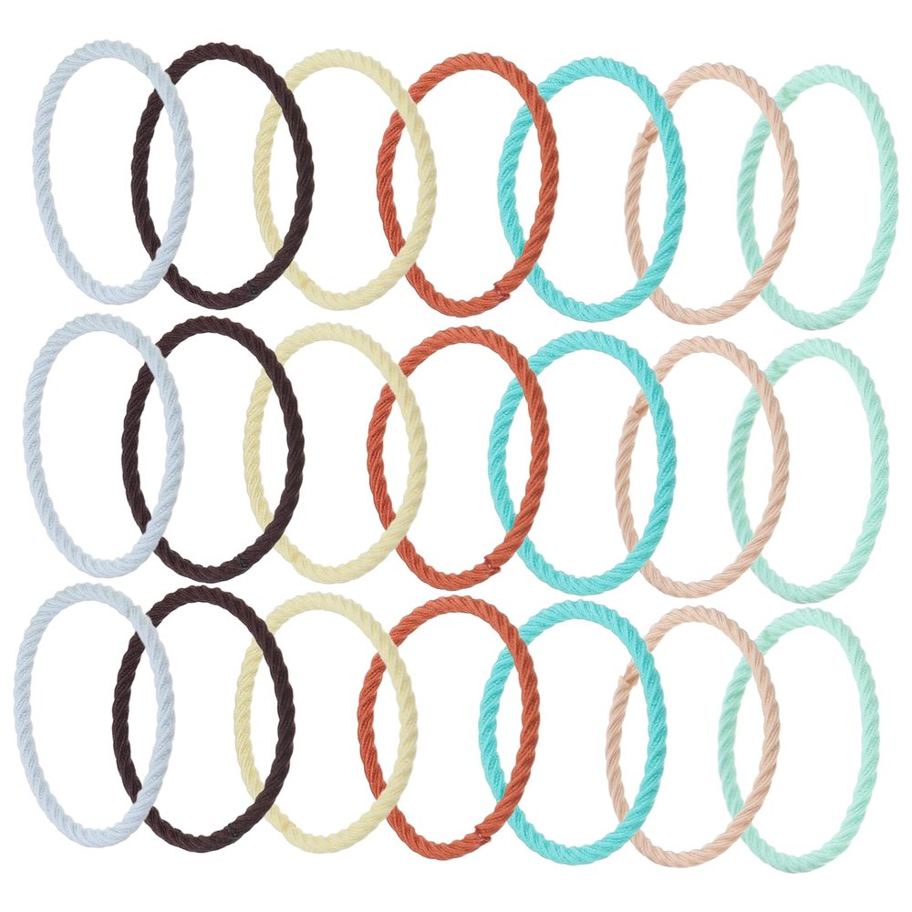 100Pcs Women Elastic Hair Ties Versatile Ponytail Holders for Durable Hair Ropes for Sports Everyday Use Minimalist Design No Damage Hair Accessories