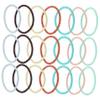 100Pcs Women Elastic Hair Ties Versatile Ponytail Holders for Durable Hair Ropes for Sports Everyday Use Minimalist Design No Damage Hair Accessories view 1