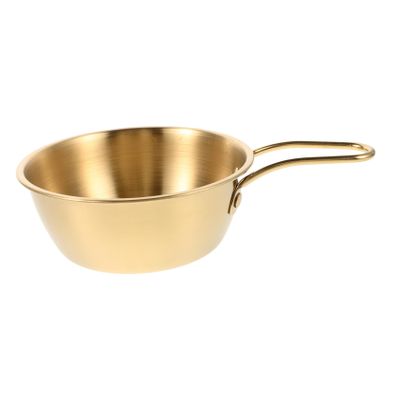 MOTHNUR Stainless Steel Shaving Bowl Handle Men's Shaving Foam Cup for Beard Camping Bowl