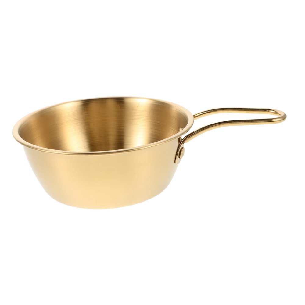 MOTHNUR Stainless Steel Shaving Bowl Handle Men's Shaving Foam Cup for Beard Camping Bowl