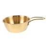 MOTHNUR Stainless Steel Shaving Bowl Handle Men's Shaving Foam Cup for Beard Camping Bowl view 1