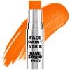 Blue Squid PRO Orange Face Paint Stick - Waterproof Body Paint for Adults & Kids Eye Black Baseball, Softball - Vegan Hypoallergenic Twist-Up Non-Toxic Makeup Stick for Cosplay, Sports & SFX view 1
