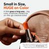 Blue Squid PRO Orange Face Paint Stick - Waterproof Body Paint for Adults & Kids Eye Black Baseball, Softball - Vegan Hypoallergenic Twist-Up Non-Toxic Makeup Stick for Cosplay, Sports & SFX view 2