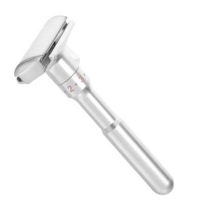 DECOMELODY Shaped Zinc Alloy Shaver for Men Women Durable Body Hair Trimmer with Precision Blades Electricity Shaving Anytime Anywhere