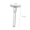 BATHVEVE Shaped Safety Razor for Men Manual Shaver Gentle Sensitive Skin Travel Friendly Beard Trimmer Zinc Alloy Design for Clean Shave Anytime view 2