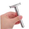 BATHVEVE Shaped Safety Razor for Men Manual Shaver Gentle Sensitive Skin Travel Friendly Beard Trimmer Zinc Alloy Design for Clean Shave Anytime view 4