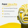 Blue Squid PRO Yellow Face Paint Stick - Waterproof Body Paint for Adults & Kids Eye Black Baseball, Softball - Vegan Hypoallergenic Twist-Up Non-Toxic Makeup Stick for Cosplay, Sports & SFX view 4