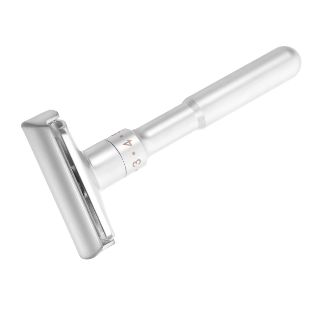 HEATSHAKING Retro T Shaped Hair Trimmer for Men Durable Zinc Alloy Precise Shaving for Sensitive Skin Travel Friendly Design