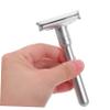 HEATSHAKING Retro T Shaped Hair Trimmer for Men Durable Zinc Alloy Precise Shaving for Sensitive Skin Travel Friendly Design view 4