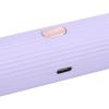 Dual Head Lady Trimmer Electric Full Body Hair Removal for Women, Bikini Clipper for Underarm, Leg, Hand Hair, Wireless Charging, Easy to Clean (Purple) view 4