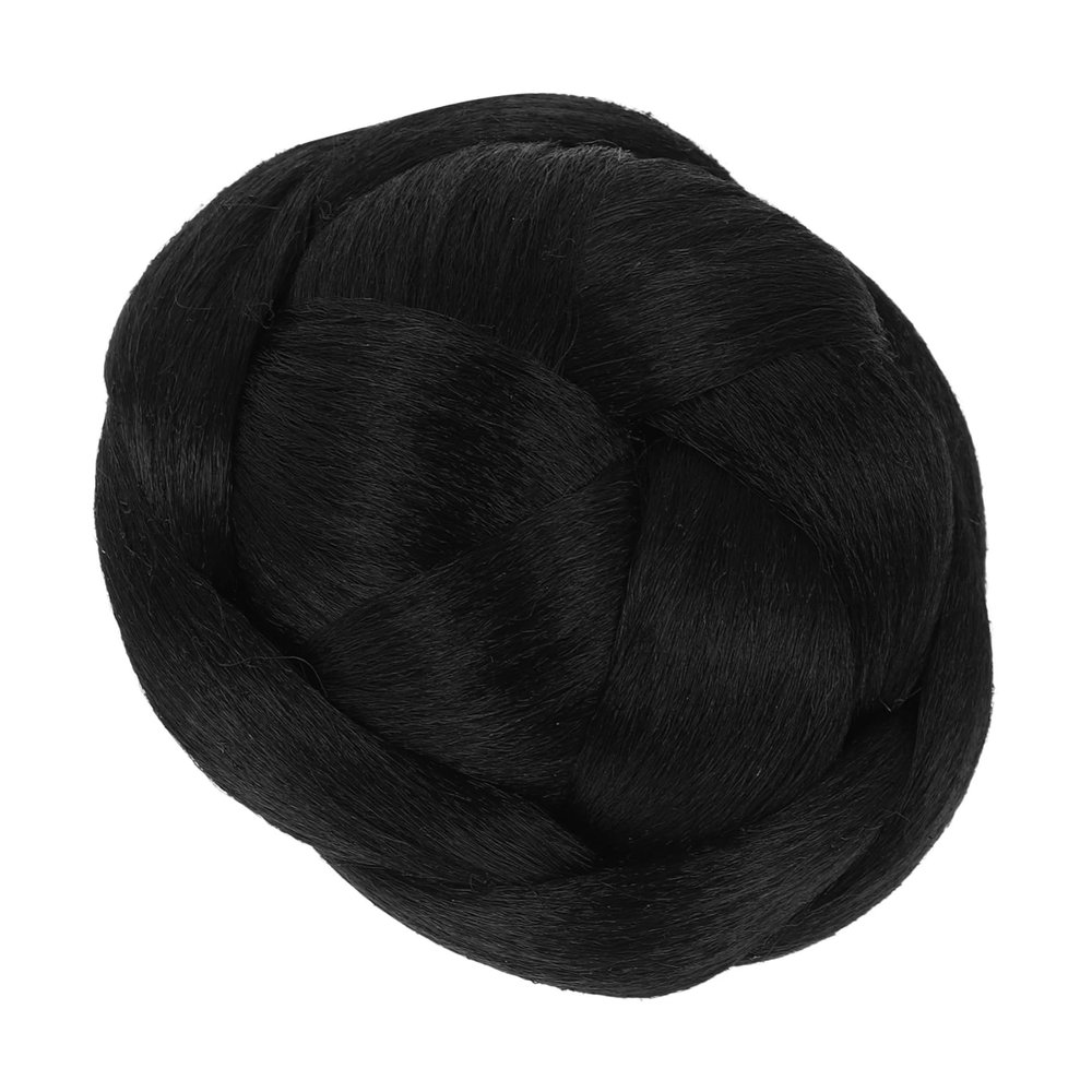 BAZEITFLOW Braid Artificial Hair Chignon Bun Claw In Hairpiece Extension for Women Wavy Synthetic Hair Bun for Short Hair for Volume and Fullness Easy DIY Hairstyle Accessory