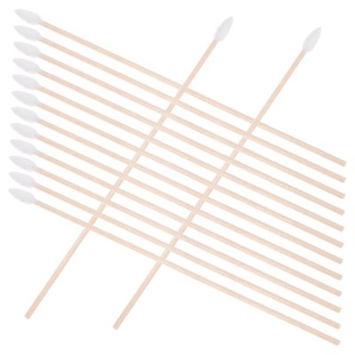 FOMIYES 100Pcs Portable Cotton Swabs Single Tipped Swabs for Makeup Cleaning Repair Sturdy Natural Gentle Cotton Tips for Travel and Precision Tasks