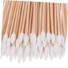FOMIYES 100Pcs Portable Cotton Swabs Single Tipped Swabs for Makeup Cleaning Repair Sturdy Natural Gentle Cotton Tips for Travel and Precision Tasks view 3