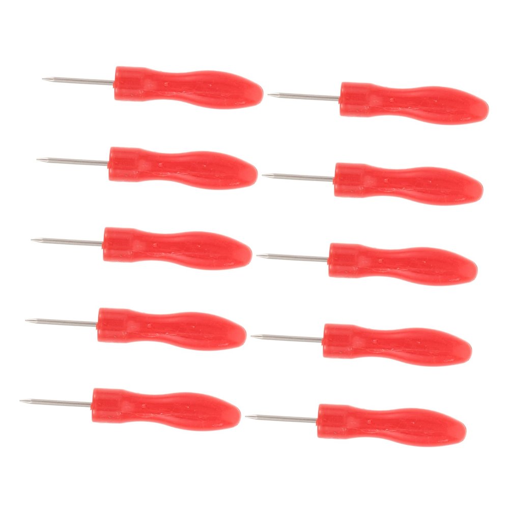 SKISUNO 10pcs Blocking Eyelash Glue Bottle Needles Nozzle Piercing Pins for Lash Adhesive Stainless Steel Piercing Needles for Glue Bottles