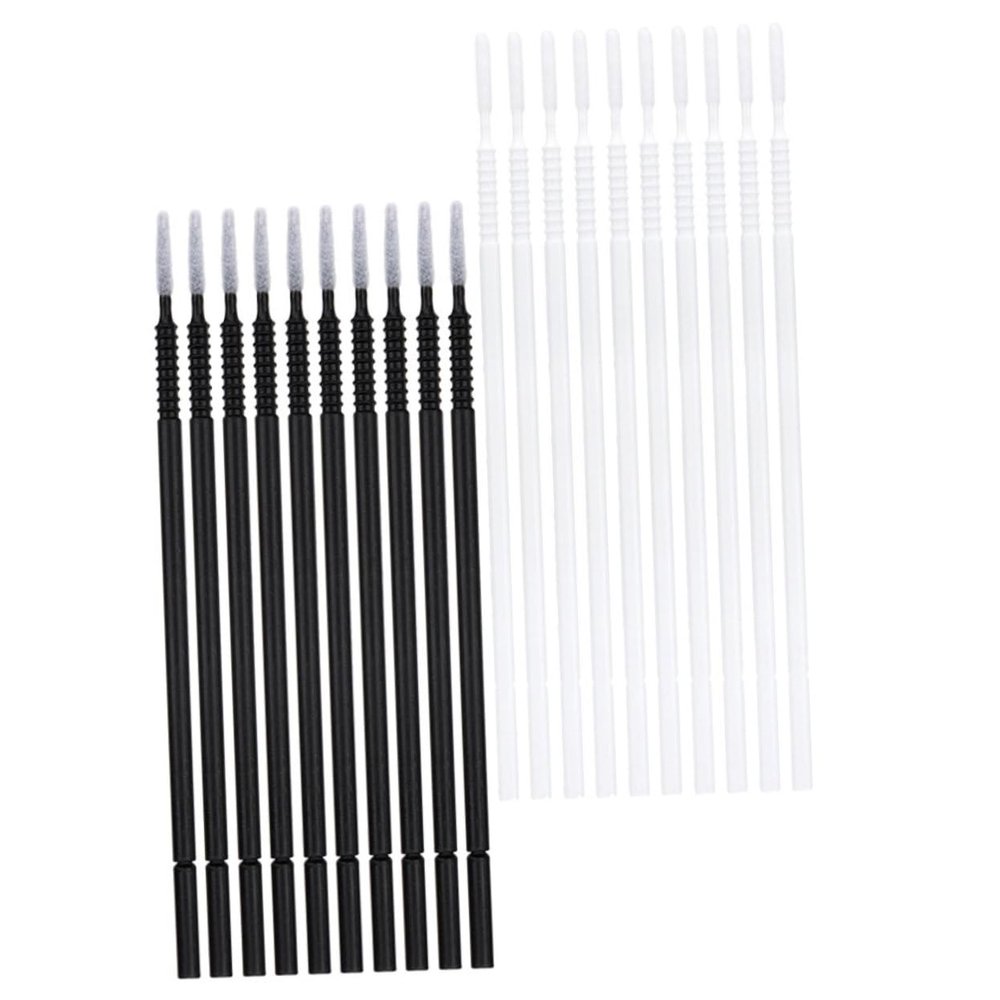 FRCOLOR Eyelash Cleaning Cotton Swabs 400 Pcs Disposable Micro Applicators for Eyelash Grafting and Makeup Removal for Home Use