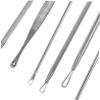 BATHVEVE 7-Piece Stainless Steel Blackhead Removal Tool Set Portable Kit Professional Blackhead Tool for Daily Use Suitable for Home and Travel view 3