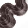 Ratheinhi Grey Bundles Human Hair P4/GREY 20 22 24 Inch Body Wave Human Hair Bundles Highlight Chocolate Grey Unprocessed Brazilian Virgin Quick Weave Hair for Black Women view 4