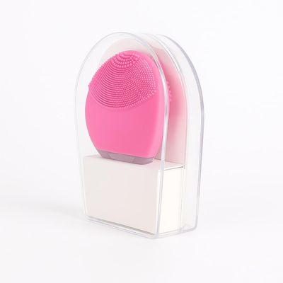 Elegant Royale Silicone Facial Cleansing Brush Waterproof Rechargeable Face Scrubber for All Skin Types Soft Silicone Sonic Vibrating Pore Cleaner, Gentle Exfoliator for Women & Men