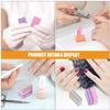 Beavorty 100Pcs Double Sided Sponge Block Nail Files for Manicure Durable Buffing Blocks for Fingernail Care Compact Nail Buffer for Home and Salon Use view 3