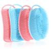 4Pcs Silicone Massage Cleaning Brush Dual Sided Body Scrubber Hair Scalp Massager with Hanging for Easy Storage Exfoliating Shower Brush for Relaxation Deep view 1