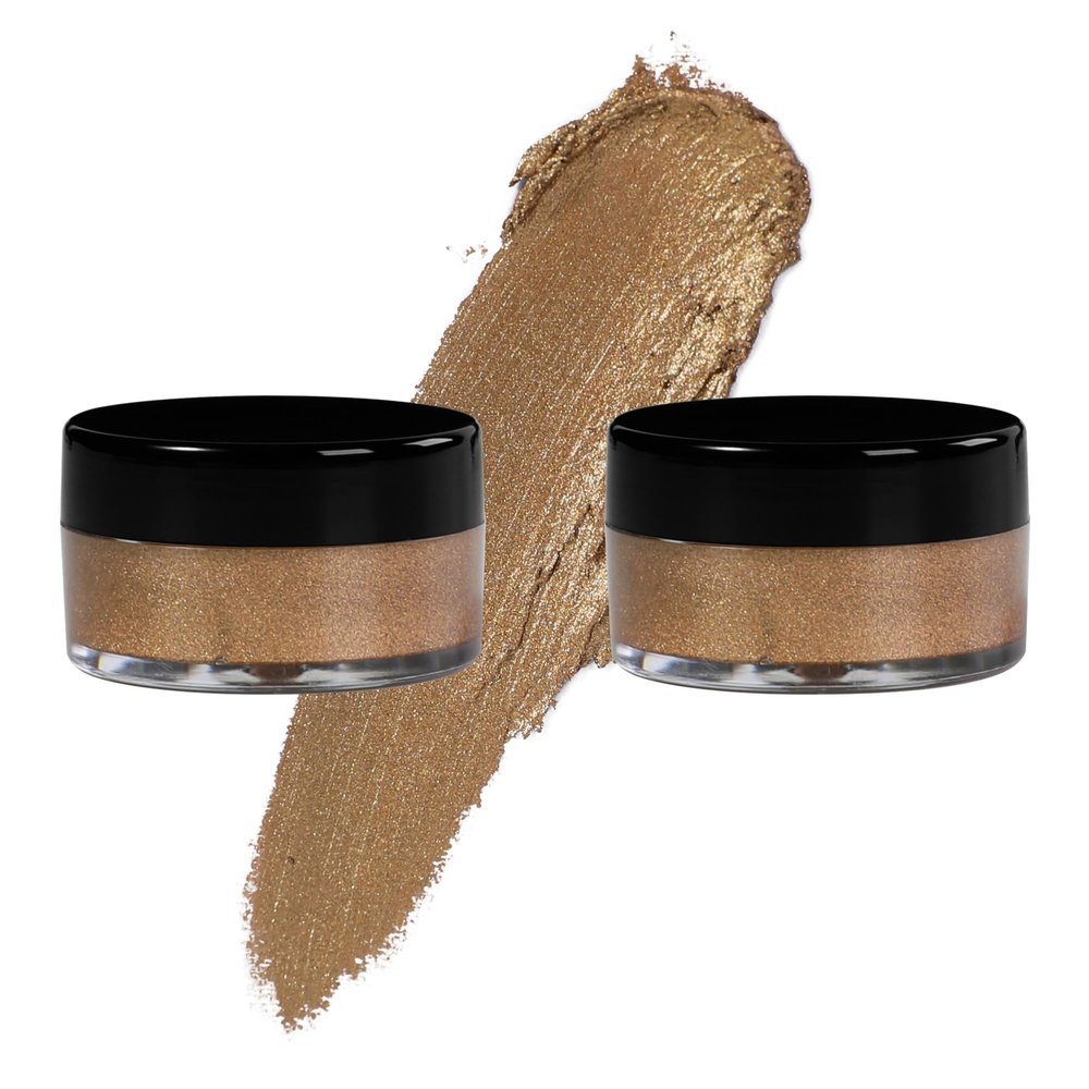 7V HOME BEAUTY Bronze Eyeshadow Cream, Blendable Smooth 2pcs Shimmer Bronze Creamy Eyeshadow