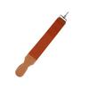 LALADEFIEE Leather Razor Strop Dual Sided Sharpening Cloth for Straight Razors Durable Cow Hide for Professional Barber Use Skinning and view 1