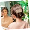 DEARMAMY Floral Hair Bun Maker 6PCS Adjustable Donut Ponytail Stick for Women Easy Styling Accessories for Elegant Updos and Messy Buns view 2