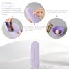 Silicone Makeup Brush Holder Set  Portable Travel Makeup Brush Holder with Makeup Sponge Holder and Foldable Cleaning Bowl  Upgraded 3-in-1 Cosmetic Organizer Set (purple) view 4