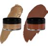 7V HOME BEAUTY Brown Eyeshadow Cream, Blendable Smooth 2pcs Matte and Shimmer Brown Creamy Eyeshadow view 1