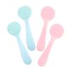 4Pcs Silicone Facial Cleansing Brush Deep Cleanse Pores Remove Blackheads Portable Exfoliating Face Scrubber for Travel Gentle Skincare Tool view 1