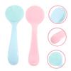 4Pcs Silicone Facial Cleansing Brush Deep Cleanse Pores Remove Blackheads Portable Exfoliating Face Scrubber for Travel Gentle Skincare Tool view 3