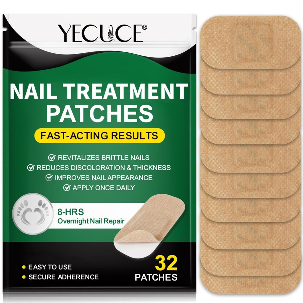 Toenail Treatment Extra Strength - 32 Pcs Nighttime Nail Patches for Toenails - Toe Nail Treatments for Nails Repair & Care - Easy to Use