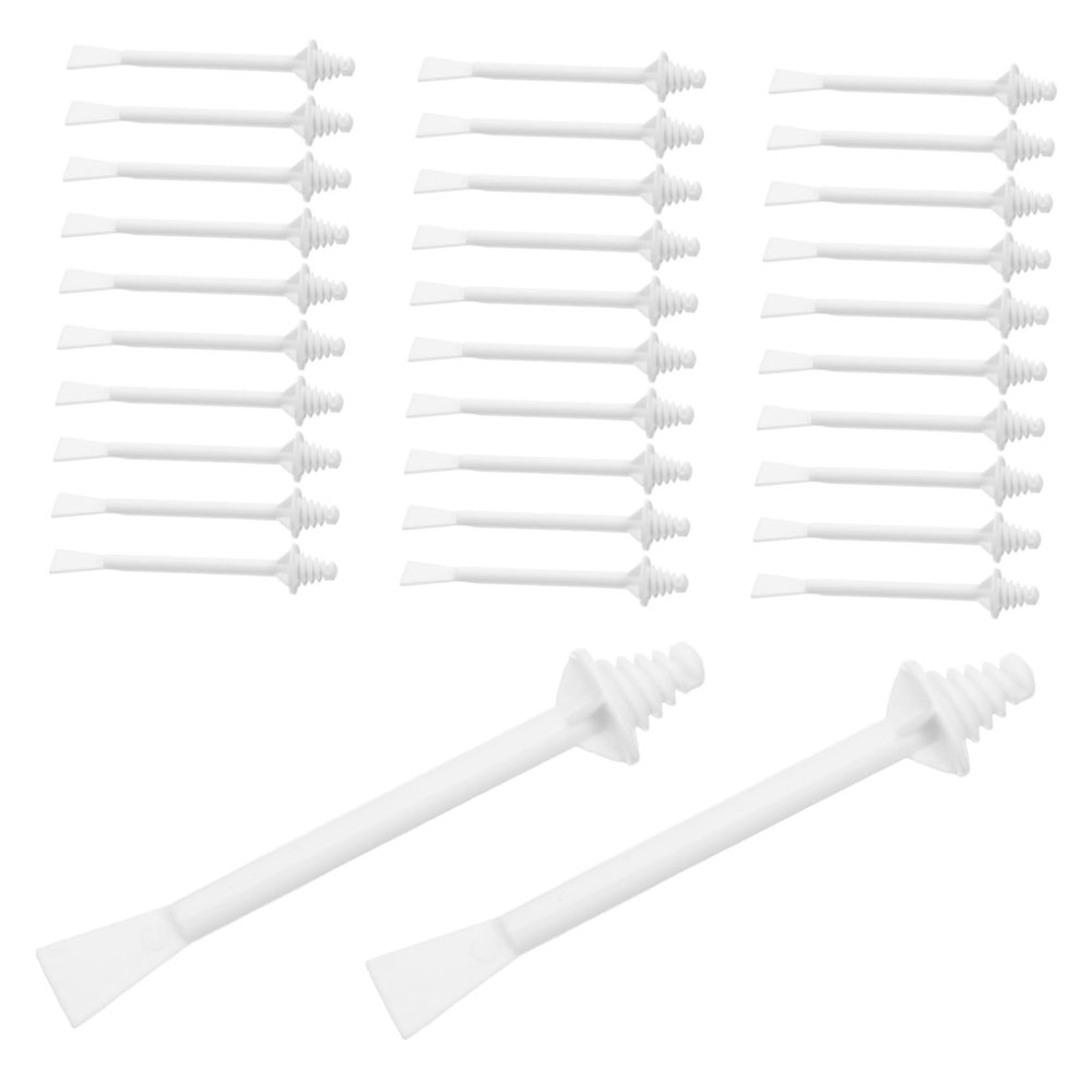 50pcs Dual Ended Nose Applicator Sticks Convenient Hair Removal Tool for Nose Ear Eyebrow Grooming Lightweight Easy to Use and Minimizes Discomfort